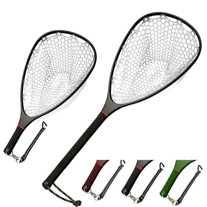 03AG-CBLB Fly Floating Fishing Net Carbon