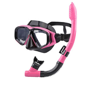 Aloma marka yetişkin dalış maskesi Set yüksek mukavemetli temperli cam su geçirmez anti-sis kuru şnorkel tüplü dalış ekipmanları - Product Image 6