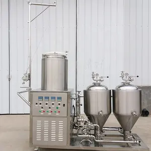 Equipamento de fabricação de cerveja caseira 50L/100L em aço inoxidável 304 equipamento de fabricação de cerveja fresca