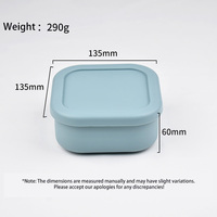 Boîte à lunch bento en silicone compartimentée avec ensemble de couverts réutilisable pour adultes et employés de bureau