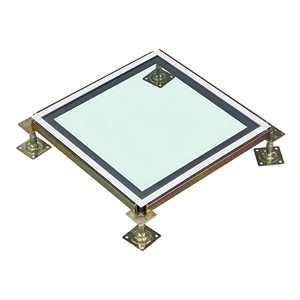 Современный стеклянный фальшпол 600x600 мм, антистатический, высоконагрузочный, для центров обработки данных и серверных, простой монтаж, долговечный, огнестойкий, премиум-класса - Product Image 4