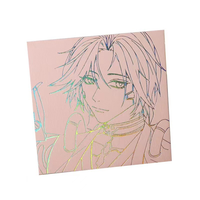 Cartes de vœux personnalisées en papier coton avec estampage à chaud argenté holographique de luxe rose, impression de cartes postales, texte doré