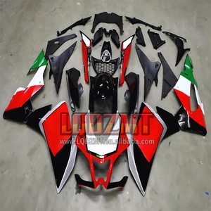 Carénage d'injection rouge noir pour <span class=keywords><strong>Aprilia</strong></span> RS4 <span class=keywords><strong>RSV</strong></span> <span class=keywords><strong>1000</strong></span> <span class=keywords><strong>R</strong></span> RSV1000 12LQ.21 RSV1000R 09 10 11 12 13 14 15 2010 2011 2012 2013 2015 - Product Image 4