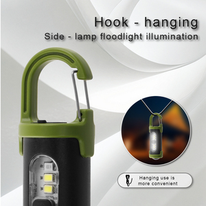 Супер яркий портативный мини светодиодный красный/синий светодиодный предупреждающий аварийный маленький фонарь уличный рюкзак фонарик - Product Image 4