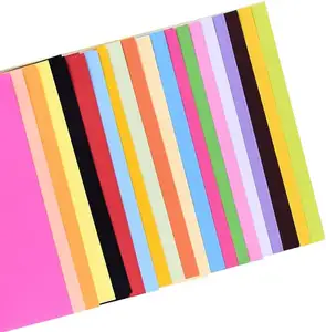 Vendita calda 80Gsm carta colorata senza legno A4 formato fogli di carta Offset