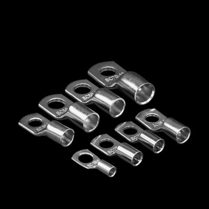 Connecteurs de fils électriques en laiton étamé résistant à la corrosion, à anneau en nylon, à <span class=keywords><strong>sertir</strong></span>, écrous, tubes en cuivre, cosses de câbles - Product Image 5