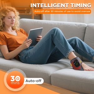 เครื่องนวดเท้าและข้อเท้าพร้อมแผ่นประคบร้อนสำหรับข้อเท้าแพลงและอาการปวดเมื่อยกล้ามเนื้อ บรรเทาอาการปวด - Product Image 3