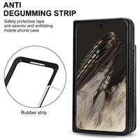 Casing ponsel dompet Flip bisnis mewah untuk Google Pixel dompet kartu magnetik lipat penutup belakang kulit Pu
