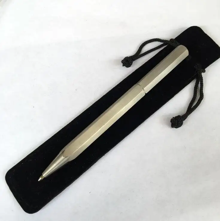 Высококачественная металлическая шариковая ручка с гальваническим покрытием из нержавеющей стали