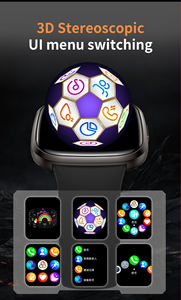 Montre connectée intelligente carrée IPS HT31, très vendue, avec suivi de la santé et du fitness, écran de 1,72 pouce, lampe de poche, compatible Android - Product Image 3