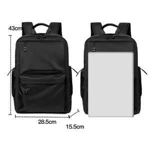 Mochila Escolar Unisex Negra Personalizada con Logotipo, al por Mayor, para Viajes, Impermeable - Product Image 3