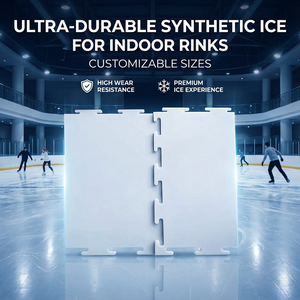 Pista DE PATINAJE SOBRE HIELO SINTÉTICO de alta calidad Pista de hockey artificial con material PE de corte personalizado - Product Image 1
