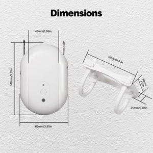 Tuya <span class=keywords><strong>BLE</strong></span> Smart électrique rideau Robot synchronisation électrique rideau pilote moteur pour U & I APP télécommande Support Alexa Google Home - Product Image 6