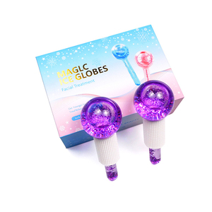 Salón de belleza Cuidado DE LA PIEL Terapia de frío Glittery <span class=keywords><strong>Mini</strong></span> Rodillo de masaje facial Globo de hielo para ojos - Product Image 4