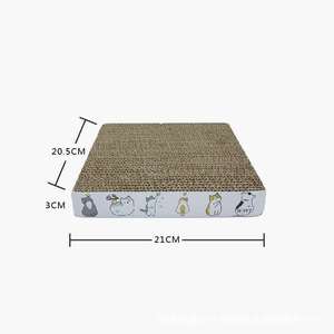 Rascador para gatos, cartón corrugado, artículos para gatos, juguetes resistentes al desgaste, que no se desprenden, suministro directo de fábrica - Product Image 1