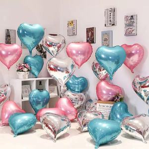 Party Heart <b>Decoration</b> <b>Balloon</b> Wholesale 18inch Mirror Love Aluminum Foil <b>Balloon</b> Children Birthday Party <b>Balloon</b> Garland - Product Image 4