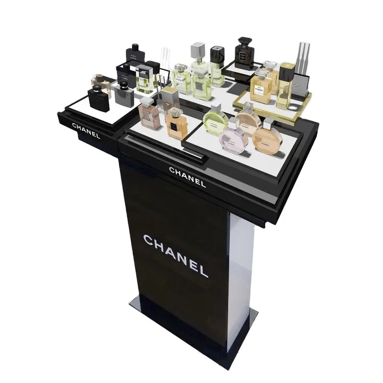 Chanel perfume store fixture modern display counter shop furniture