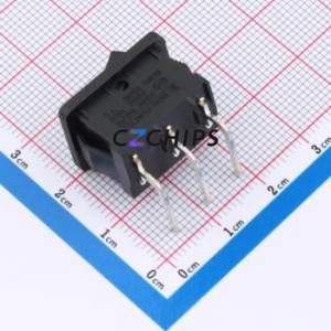 RS601A-1020013BB Rocker Switch Through hole Component (THT) Switch 21mm 15mm 13.6mm Concave Bend - Product Image 2