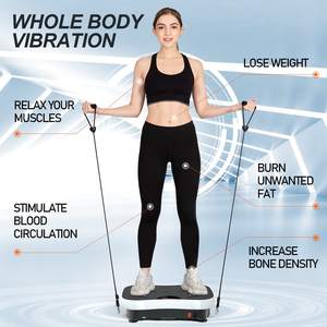 Plataforma Vibratoria de Cuerpo Completo Mini con 3 Áreas de Vibración, 99 Niveles de Velocidad Ajustables y Control Remoto Inalámbrico, Venta al por Mayor de Fábrica - Product Image 2