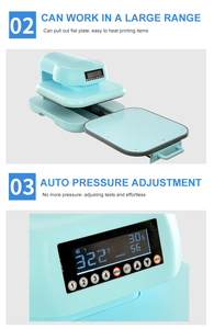 Factory Direct Sale Cheap 15X15 Automatic Women Mini <b>Heat</b> Press Machine T-shirt Printing CH2352 Mini <b>Heat</b> Press Machine - Product Image 3