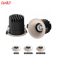 Spot LED incurvé en aluminium et latex, dimmable, certifié CE, CRI90, 5W/7W, pour exposition en galerie, directement de l'usine