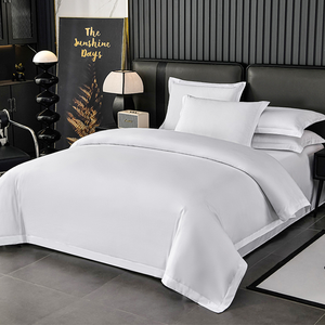 Sábanas de Cama Individuales, Dobles, Queen y King, de Algodón o 40S, 180 Hilos, Diseños Blancos, Sábanas Planas 100% Algodón, Juego de Sábanas 200 Hilos - Product Image 6
