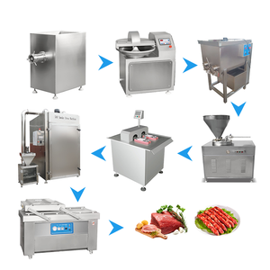 Línea de Producción Automática de Salchichas de <span class=keywords><strong>Pollo</strong></span> con Funciones de Llenado, Atado y Colgado de Alta Capacidad - Product Image 2
