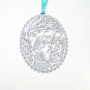 New arrival gift Korean styles metal leaves bookmark for students gift