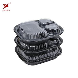 Logo Customized PP Disposable Blister Lunch <b>Box</b> <b>Food</b> <b>Takeaway</b> Packaging 1/2/3-Compartment Plastic Container - Product Image 1
