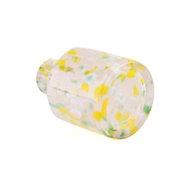 Bouteille vide de diffuseur de roseau d'aromathérapie de parfum en verre de couleur soufflé à la main de 250ml en gros