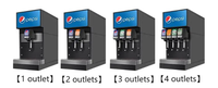Distributeur automatique de boissons froides pour comptoir, machine à soda gazeuse pour buffets et magasins de proximité