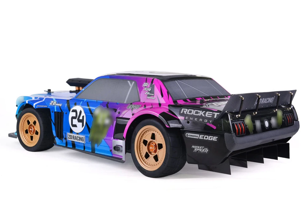 HOSHI ZD Racing EX-07 1/7 4WD RC Car Brushless 130km/h Remote Control EX07 Drift Super High Speed Vehicle Model Christmas gift