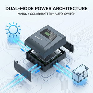 Lanstar LX-2018SCD Elettrificatore per Recinzioni Elettriche a Zona Singola in Plastica, 500m, con Allarme, Impermeabile, Facile da Assemblare, per Recinzioni di Sicurezza - Product Image 6