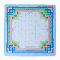 Tapis de Mahjong pliable et silencieux 2026, très populaire, durable, pour table de jeu d'échecs, moderne, antidérapant, imperméable, avec bords cousus