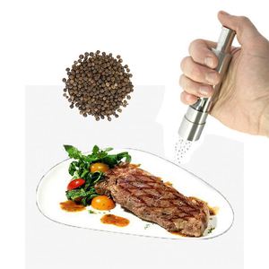 Ensemble de moulins à sel et à poivre en métal personnalisés, qualité restaurant, prix abordable, fabriqué en Chine - Product Image 5