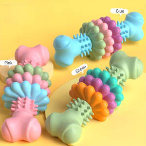 Jouet à mâcher interactif pour chien, soins dentaires, jouet de dentition pour chiens de petite/moyenne/grande taille, soulagement du stress, récompense d'entraînement - Product Image 2