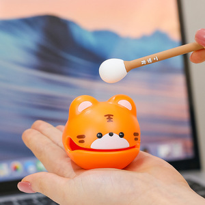 Stress Relieving Wooden Fish <b>Desk</b> Decor Multi Piece Plastic Zen Style Office Accessory Birthday Gift For Female Friends - Product Image 3