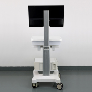 Postes de travail informatiques personnalisés, chariots pour tablettes informatiques et chariots informatiques mobiles pour la télémédecine et les visites sur les salles de soins. - Product Image 4