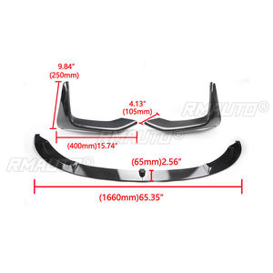 5PCS <b>for</b> BMW F80 M3 F83 F82 M4 2015-2020 <b>Car</b> Front Bumper Spoiler Lip <b>Diffuser</b> Blade Side Splitter Aprons Guard Protector - Product Image 6