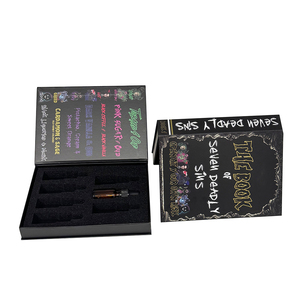 Özel manyetik kapatma kitap şekli kutusu paketi karton kozmetik parfümler şişeleri ayı yağ ambalaj hediye kutusu ile köpük ek - Product Image 5