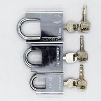 Clé à ailettes chromée électronique de type carré de haute qualité de 40mm meilleur prix pas cher cadenas à demi-faisceau antirouille