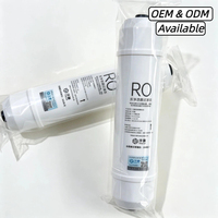 Cartouche de membrane RO à connexion rapide de 10 pouces pour système de filtration sous évier, compatible étiquette privée, raccord rapide à pression
