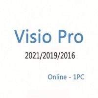 Resmi Visio 2024/2021/2019/2016 Pro Aktivasyon Anahtarı Kullanıcı PP Orjinal Perakende Lisans Kodu %100 Ömür Boyu