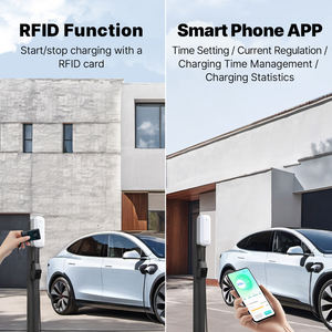 Nouvelle station de chargeur de voiture 11KW 16A <span class=keywords><strong>Wallbox</strong></span> EV <span class=keywords><strong>Installation</strong></span> facile 3 phases État Nouveau - Product Image 4