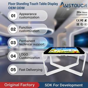 AWSTOUCH 43 Zoll Interaktiver <span class=keywords><strong>Touch</strong></span>-Tisch Multifunktional für Bildung, Gaming und Geschäft - Product Image 1