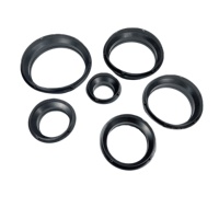 Réducteur de conduit en plastique à fixation sans outil, transition concentrique de 12 à 10 pouces avec dents de maintien du conduit