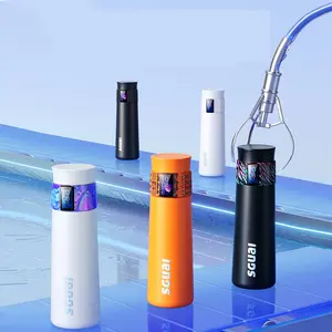 La fabbrica personalizza il Display della temperatura portatile per bere una bottiglia d'acqua intelligente per Thermos con presa di registrazione