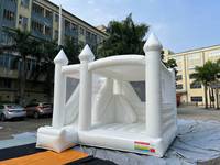 Glissière d'eau combinée de videur gonflable avec la maison gonflable de rebond de château de piscine pour le saut gonflable d'enfants avec la glissière