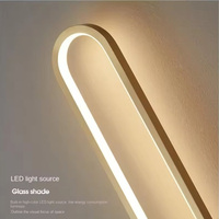 ENSEMBLE Applique Moderne LED Salon Chambre Lecture Applique Murale Longue Bande Applique Murale