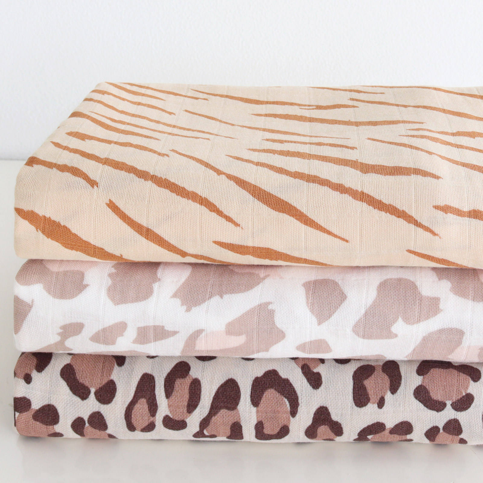 Leopard Print Swaddle Muslin Wraps Leopard Print Swaddle Leopard